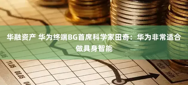 华融资产 华为终端BG首席科学家田奇：华为非常适合做具身智能